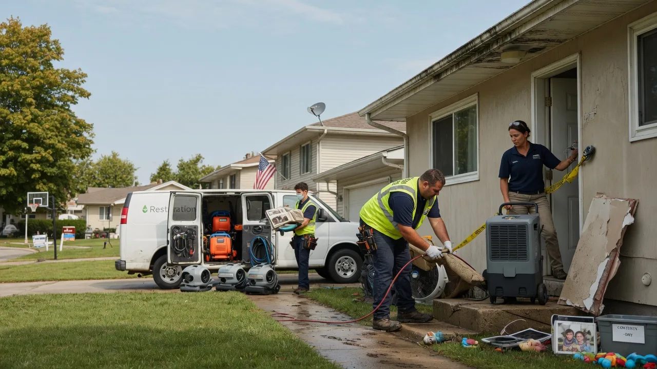 Water Damage Restoration in Mount Olive, IL near me